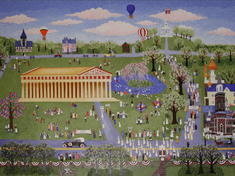 Nashville Parade for Womens Suffrage Commemorative Print