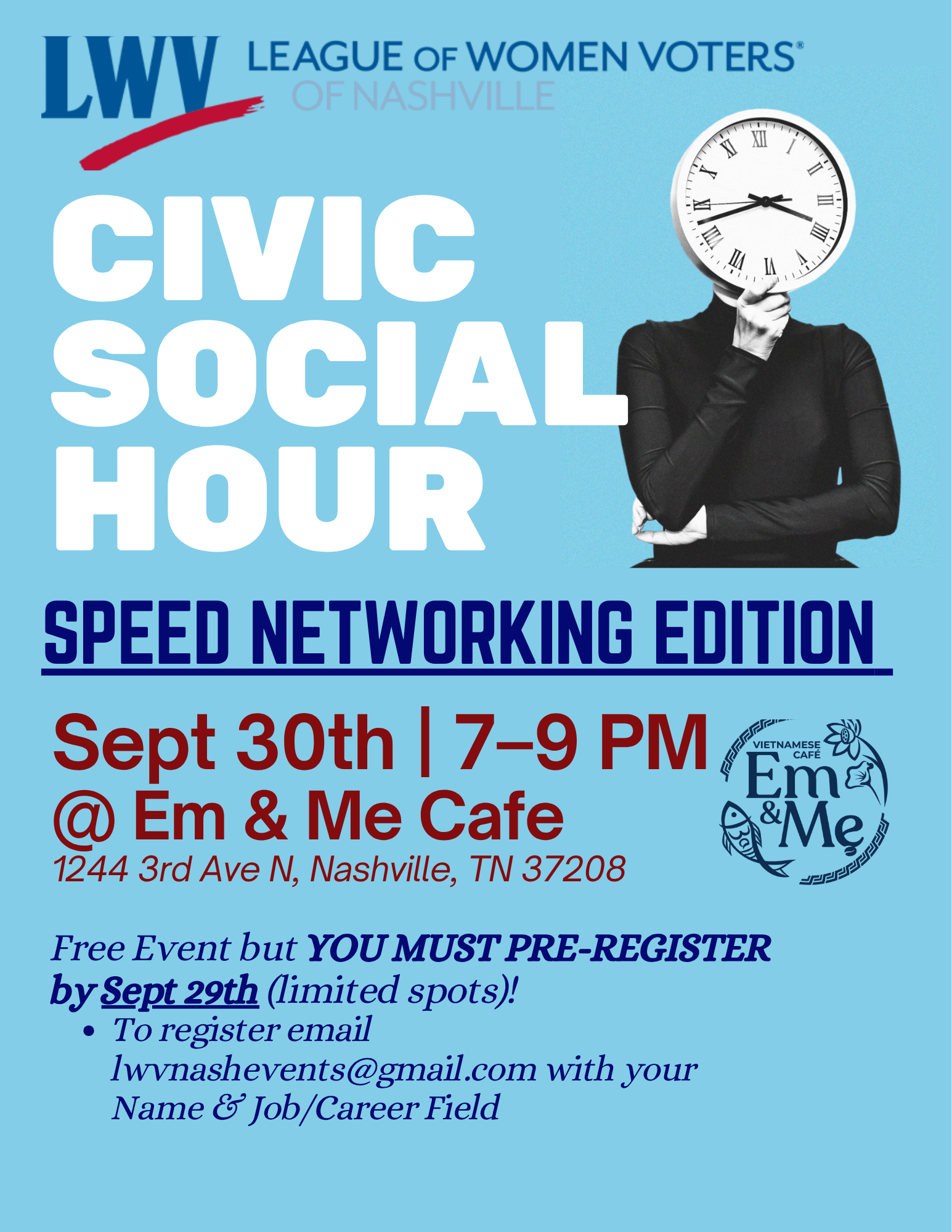Civic Social Hour – Speed Networking Edition (In Person)